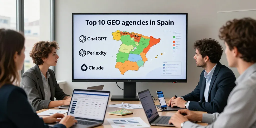 Top 10 agencias GEO en España: posiciona tu marca en ChatGPT, Perplexity y Claude